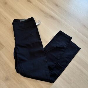 Black Straight-Leg Pants